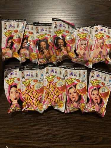 Set Of 12 Spice Girls Lollipops Unopened Chupa Chups Mint Condition