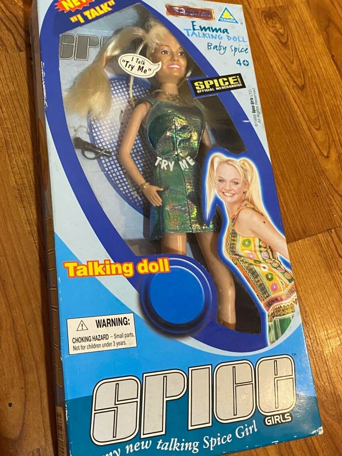 RARE Vintage Spice Girls Doll, Baby Spice Emma Talking Baby Spice Girl ...