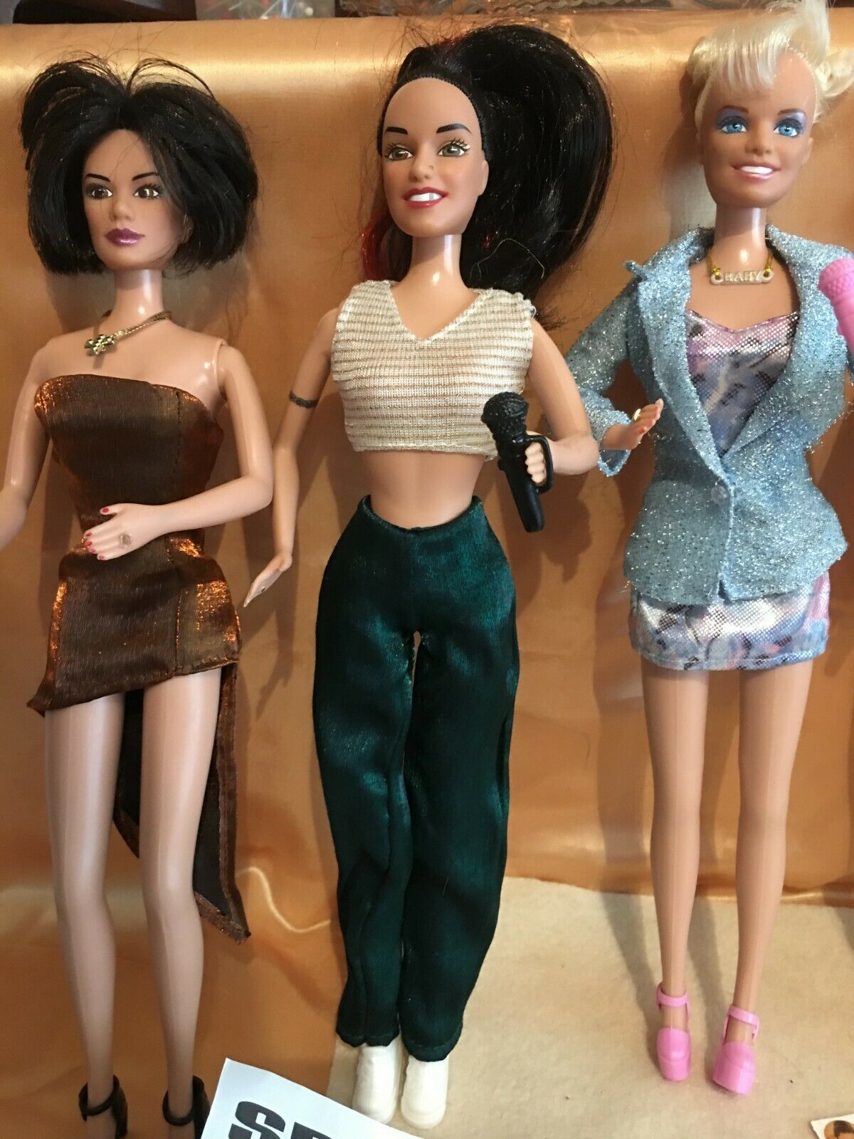 1998 5 Spice Girls Spice World Superstar Collection Barbie Dolls By Galoob Set 