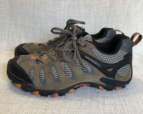 Merrell Vertis Ventilator Shoes Mens 8 Russet/orange Hiking Trail EUC